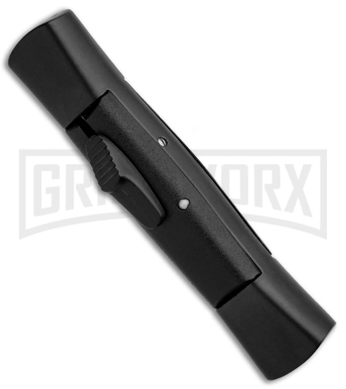 AKC 007 Concord Black OTF Automatic Knife - Dagger Black - Image 2