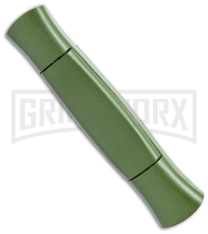 AKC 077 Concord NATO Military Green OTF Automatic Knife - Satin Plain - Image 3