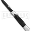 AKC 077 Concord Polish/Black OTF Automatic Knife - Dagger Black