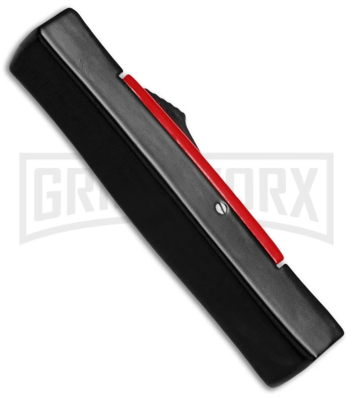 AKC Minion Concord Black/Red OTF Automatic Knife - Dagger Satin Plain - Image 3
