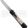AKC Concord Italy Flag OTF Automatic Knife - Flat Satin Plain