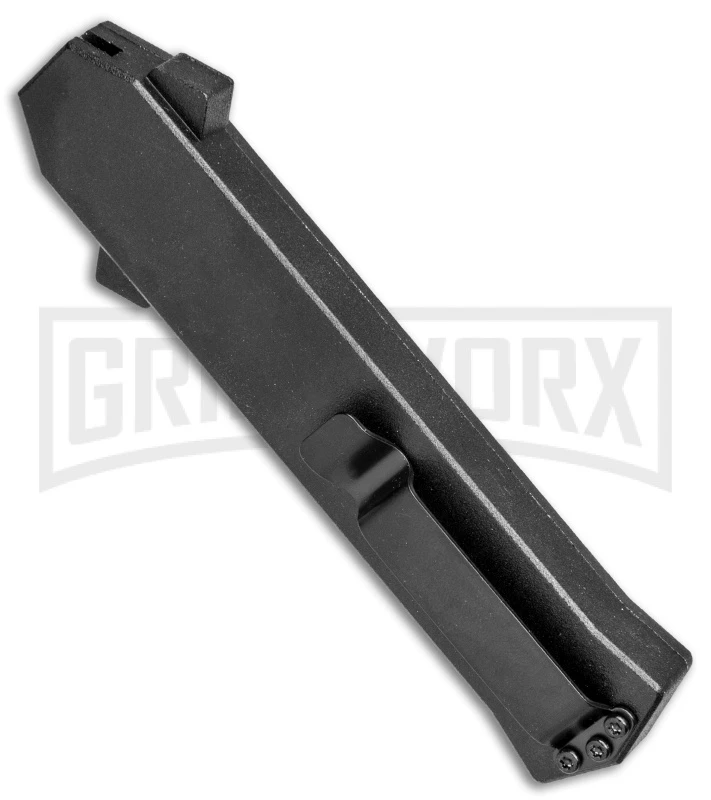 AKC F-16 Zebra D/A OTF Automatic Knife - Bayo Satin Plain - Image 3