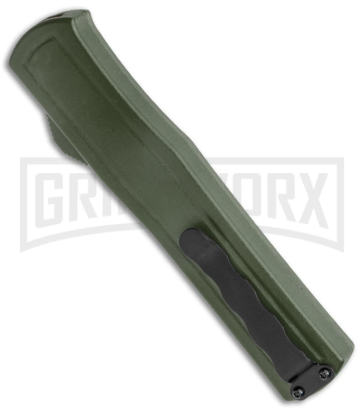 AKC F-20 OD Green D/A OTF Automatic Knife - Satin Plain - Image 3