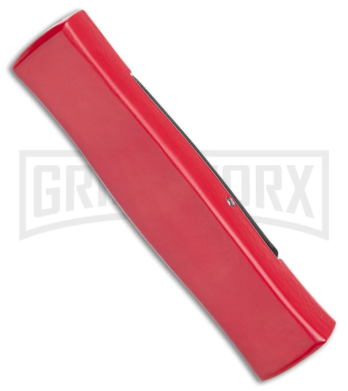 AKC Minion Concord Red/Black OTF Automatic Knife - Black Plain - Image 3