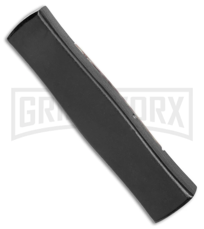 AKC Minion Concord Snake Skin OTF Automatic Knife - Dagger Black Plain - Image 3