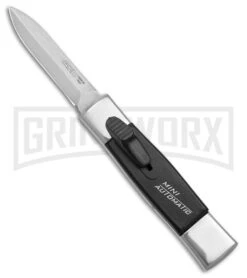 AKC Minion Concord Polish/Black OTF Automatic Knife- Satin Dagger