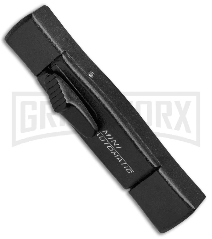 AKC Minion Concord Black OTF Automatic Knife - Dagger Gold Plain - Image 2