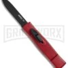 AKC Minion Concord Red OTF Automatic Knife - Black Plain