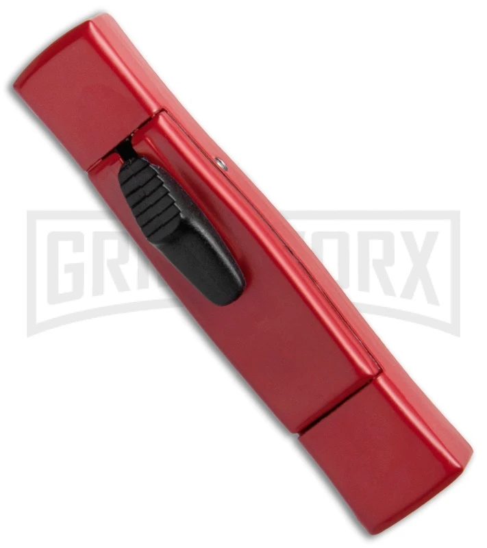 AKC Minion Concord Red OTF Automatic Knife - Black Plain - Image 2