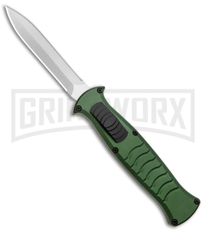 AKC X-treme EVO Green OTF Automatic Knife - Satin DE Dagger