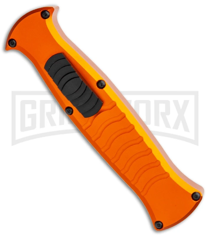 AKC X-treme EVO Orange OTF Automatic Knife - Satin Plain - Image 2