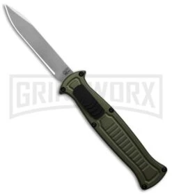 AKC X-treme EVO R Green Aluminum OTF Automatic Knife - Satin Plain