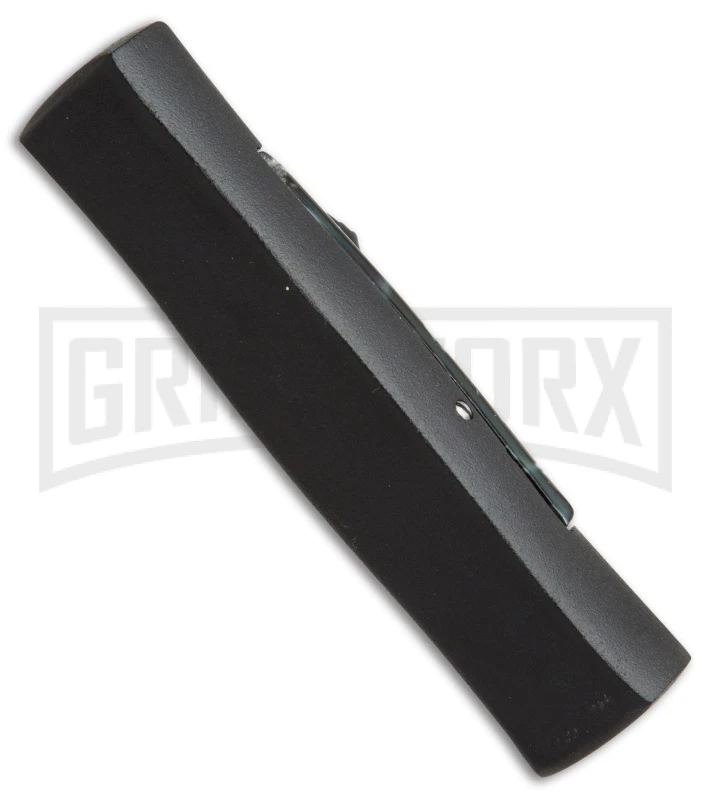 AKC Minion Concord Route 66 Skull OTF Automatic Knife - Black Flat - Image 2