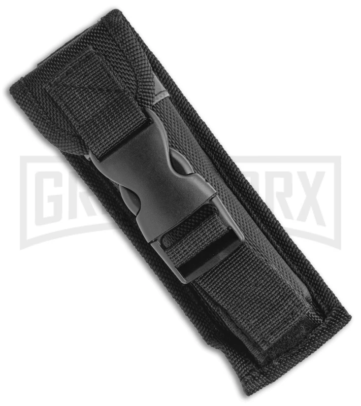 Atomic Defender Large OTF Automatic Knife Tan Digi Camo - Serr Two Tone Drop - Image 4