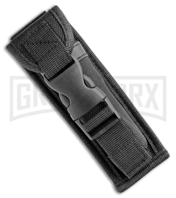 Atomic Defender Large OTF Automatic Knife Blue - Two Tone Dagger - Image 4