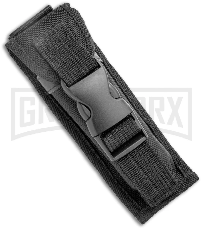 Atomic Destroyer OTF Automatic Knife Black/Tan Box Textured - Two Tone Tanto - Image 4