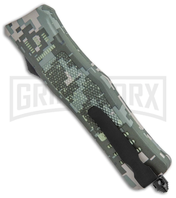 Atomic Defender Medium OTF Automatic Knife Digi Camo - Dagger Two Tone - Image 3