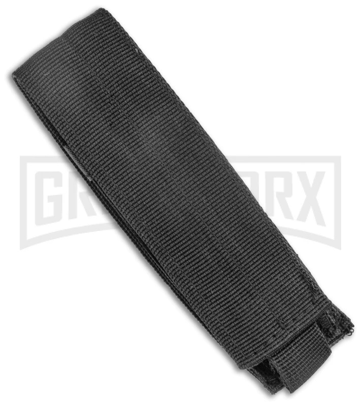 Atomic Defender Medium OTF Automatic Knife Gray - Two Tone Serr Drop Point - Image 4