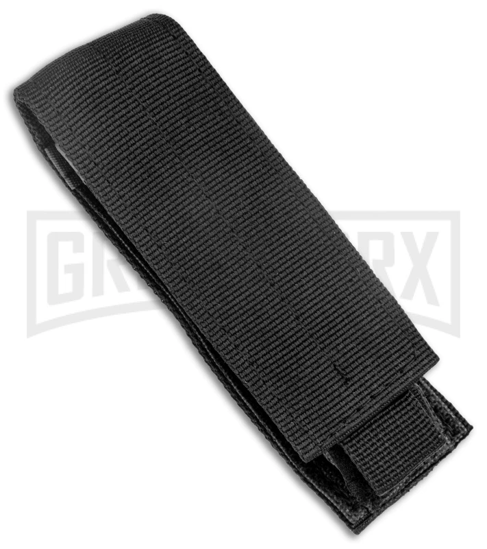 Atomic Defender Mini OTF Automatic Tanto Knife Gray (2.75" Two-Tone Satin) - Image 4