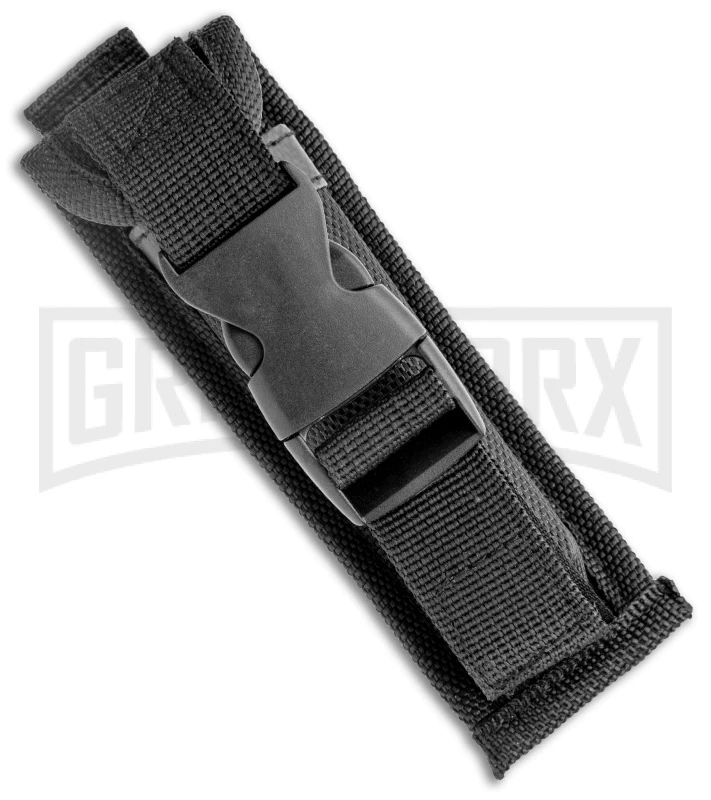 Atomic Defender Medium OTF Automatic Knife Red Skull - Two Tone Drop Point - Image 4