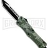 Atomic Defender Large OTF Automatic Knife Green Digi Camo - Two Tone Tanto