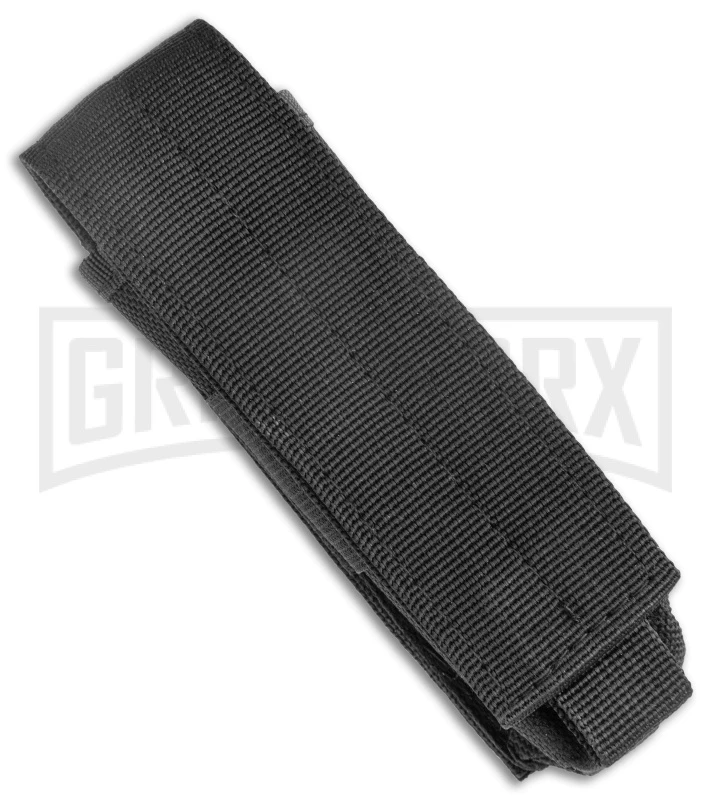 Atomic Lance Drop Point Black OTF Automatic Knife - Damascus Plain - Image 4