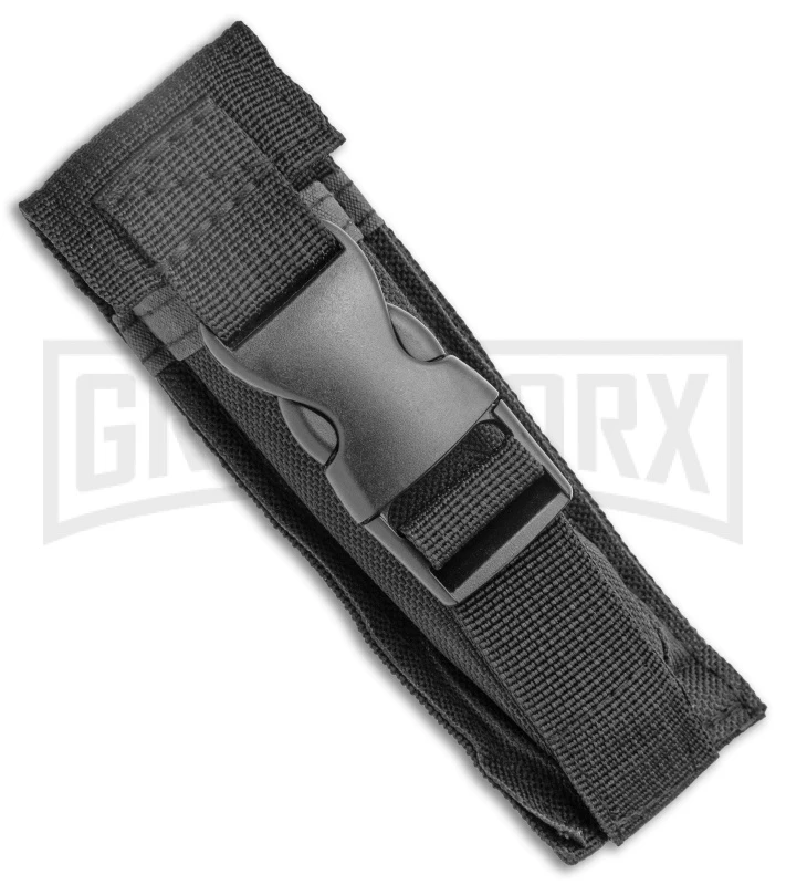 Atomic Lance Black OTF Automatic Knife - Two Tone Double Serr - Image 4