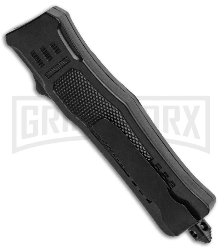 Atomic Defender Mini OTF Automatic Knife Black - Satin Dagger - Image 3