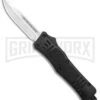 Atomic Defender Mini OTF Automatic Knife Black - Satin Drop Point