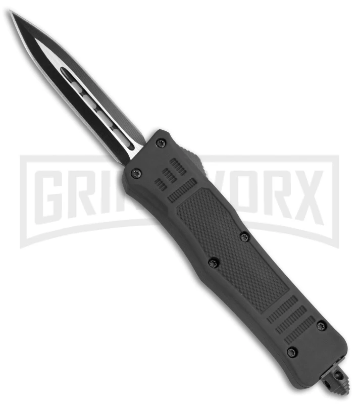 Atomic Defender Mini OTF Automatic Knife Black - Two Tone Dagger