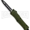 Atomic Defender Mini OTF Automatic Knife Dark Green - Two Tone Dagger