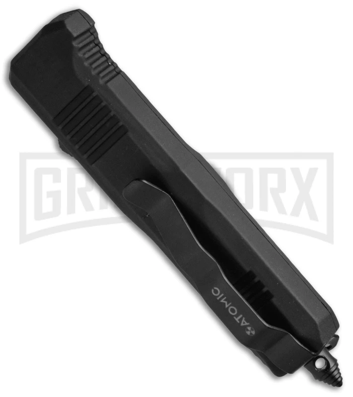 Atomic Shield Dagger Black OTF Automatic Knife - Plain - Image 3