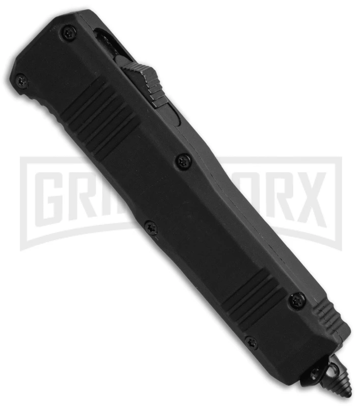 Atomic Shield Dagger Black OTF Automatic Knife - Plain - Image 2