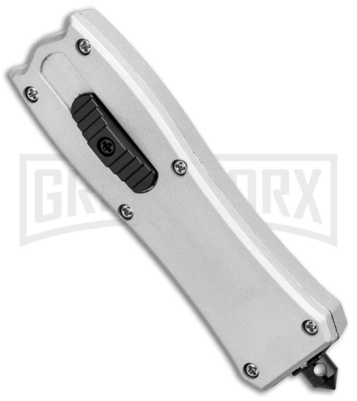 Belly Button Silver OTF Automatic Knife (2" Black) - Image 2
