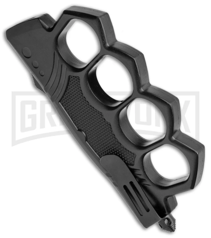 OTF Automatic Knuckle Knife - Tanto Two-Tone - Image 3