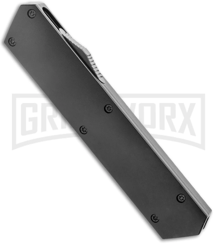 Boker USA Black Kwaiken OTF Automatic Knife -Satin Plain - Image 2