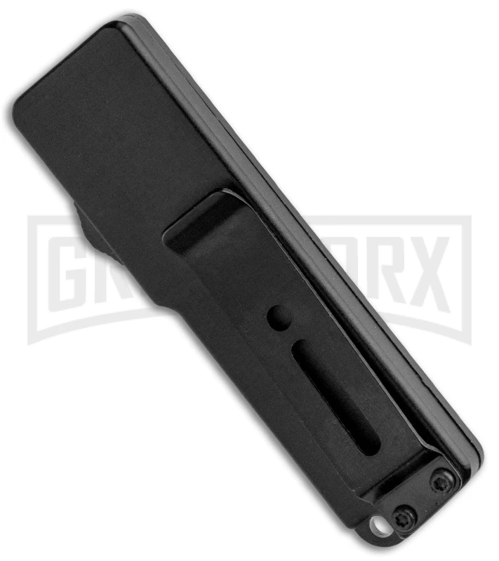 Chud Black OTF Automatic Knife - Black Tanto Plain - Image 3