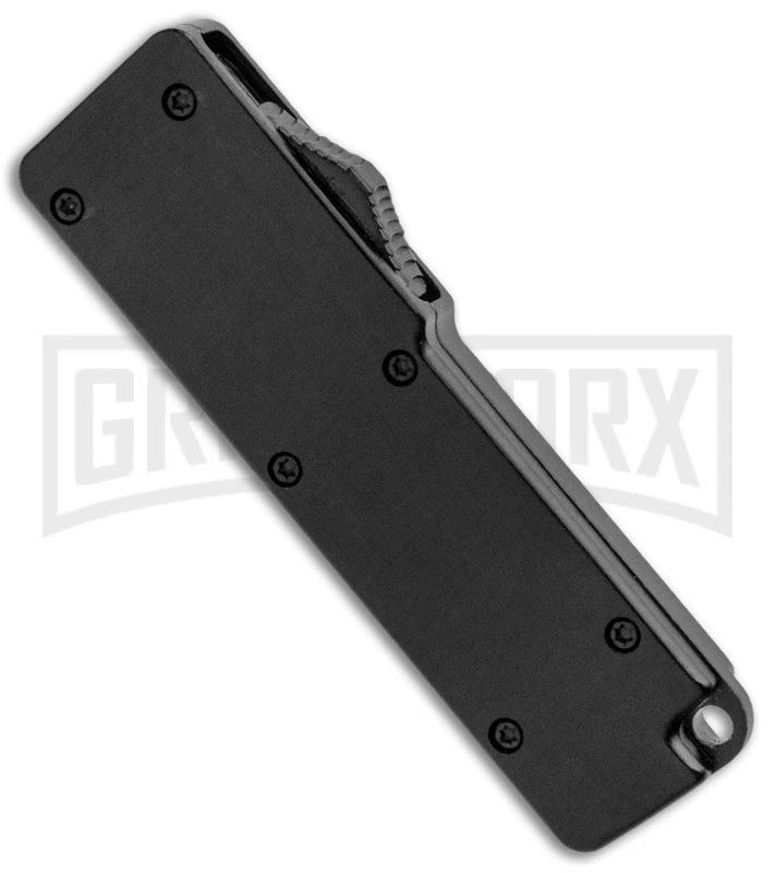 Chud Black OTF Automatic Knife - Black Tanto Plain - Image 2
