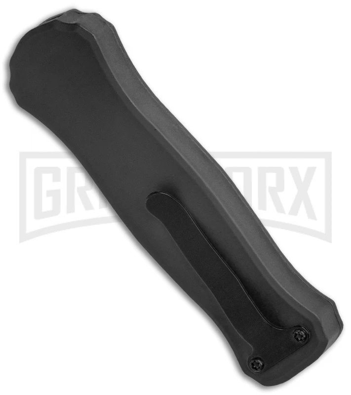 Coffin Blaster 2.0 Tactical Black/Purple DA/OTF Automatic Knife - Black Serr - Image 3