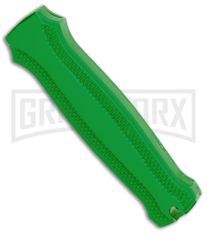 Coffin Blaster 2.0 Textured Green DA/OTF Automatic 440 Knife (2" Black Satin) - Image 3