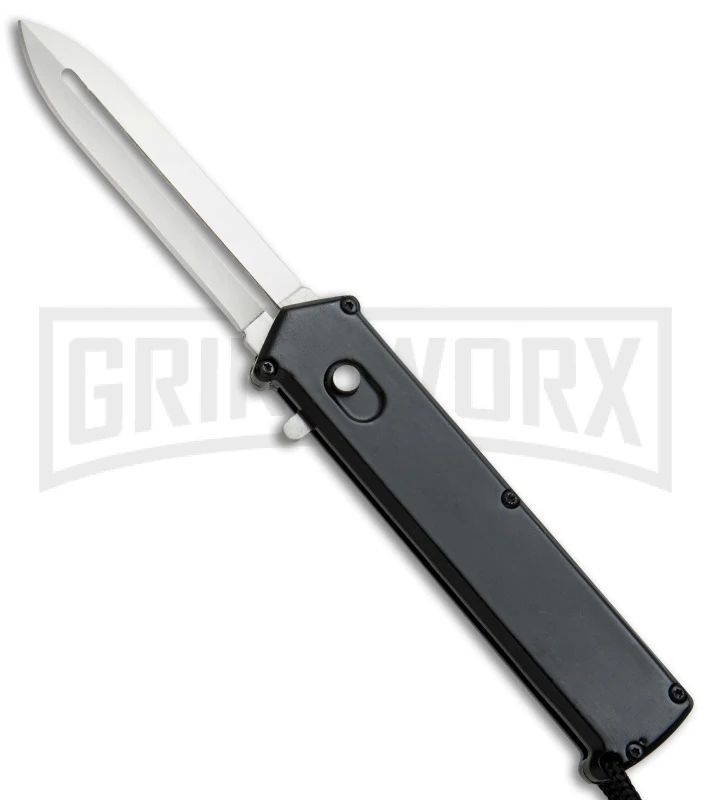 Elemental Black OTF Automatic Knife - Satin Plain