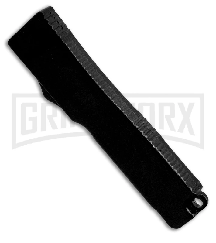 Firecracker Mini Black D/A OTF Automatic Knife - Two Tone Plain - Image 3