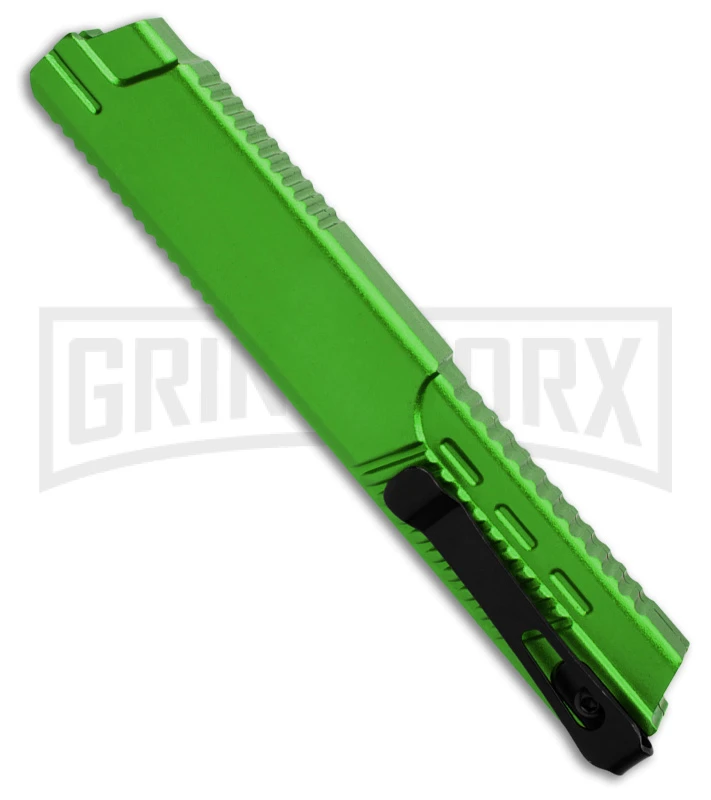 Firecracker XL Green DA/OTF Automatic Knife - Tanto Black - Image 2