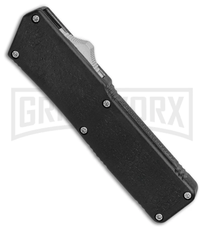 Lightning Black D/A OTF Automatic Knife - Tanto Black - Image 2