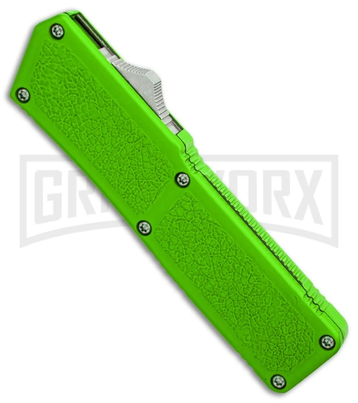 Lightning Green D/A OTF Automatic Knife - Two-Tone Plain - Image 3