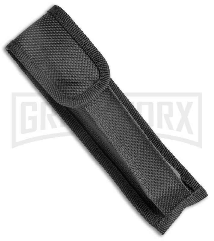 Mago 11" Black Smoke Abyss Italian Stiletto OTF Automatic Knife - Bayo W/Clip - Image 4