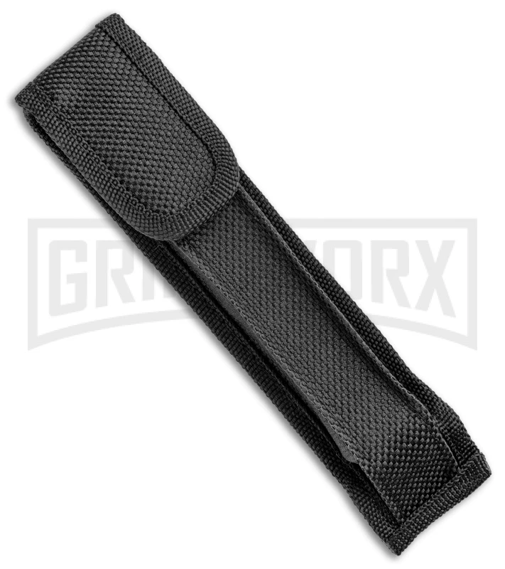 Mago 11" Wood/Black Italian Stiletto OTF Automatic Knife - Bayo Satin - Image 4