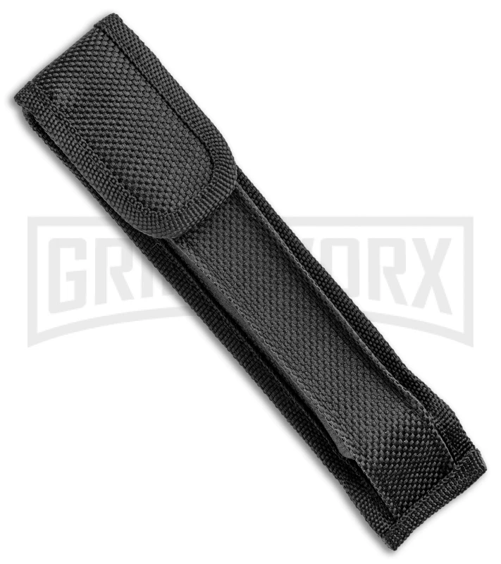 Mago 11" Sim Ivory/Black Italian Stiletto OTF Automatic Knife - Bayo Satin - Image 4