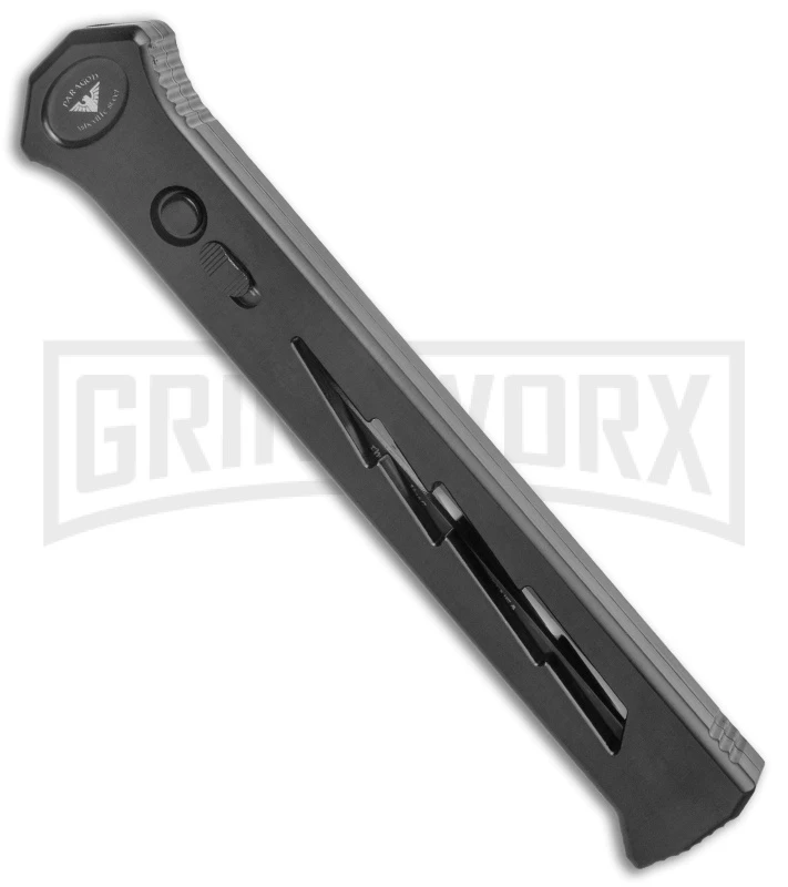 Paragon Estiletto Black Bolt Automatic OTF Knife - Black Dagger - Image 2