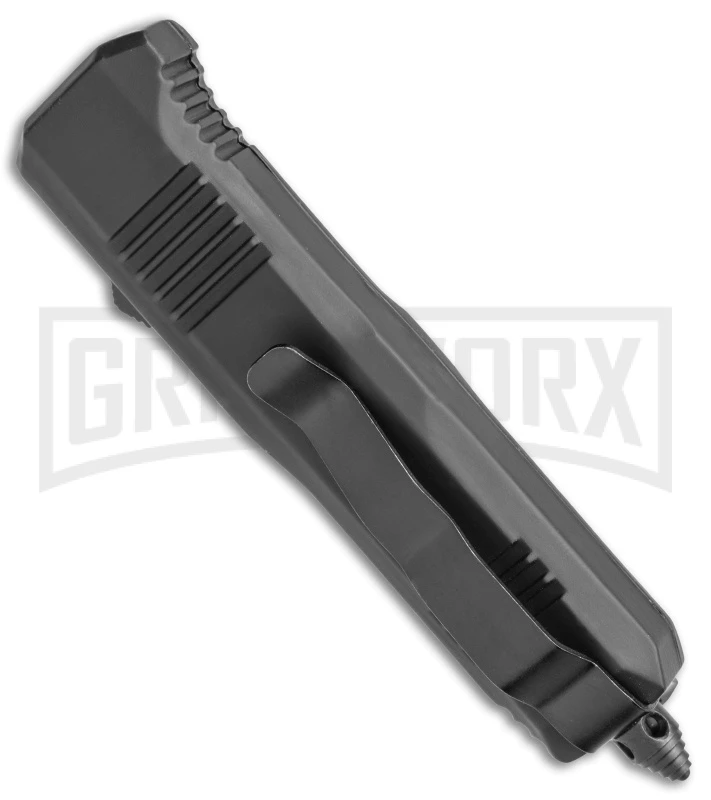 Switchblade Systems Ultro Black D/A OTF Automatic Knife - Black Serr - Image 3